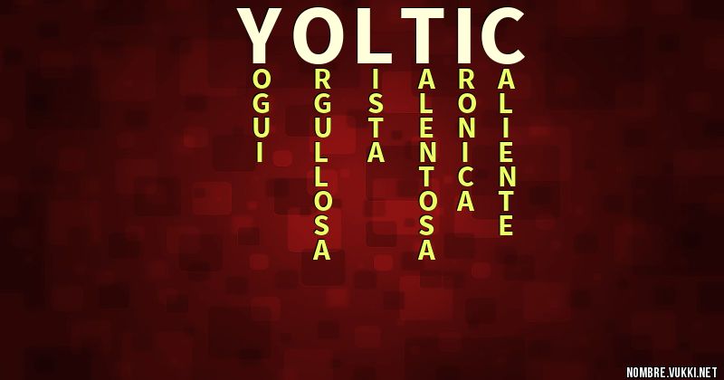 Acróstico yoltic