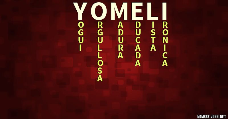 Acróstico yomeli