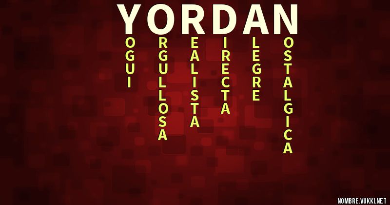 Acróstico yordan