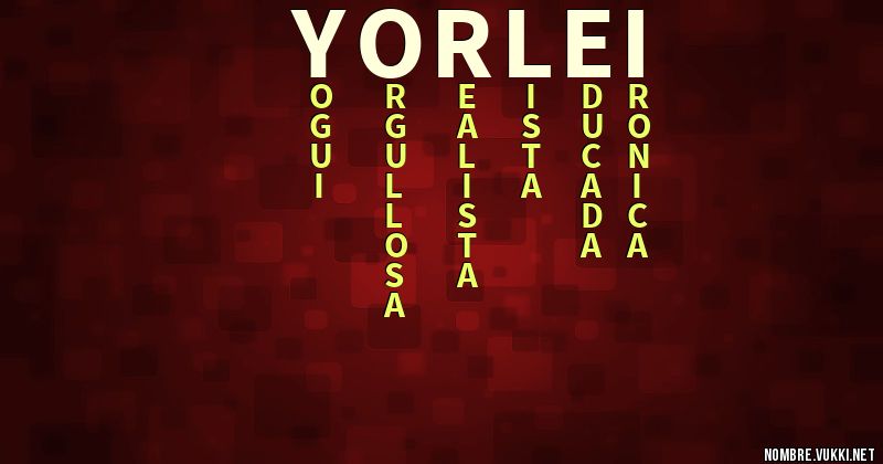 Acróstico yorlei