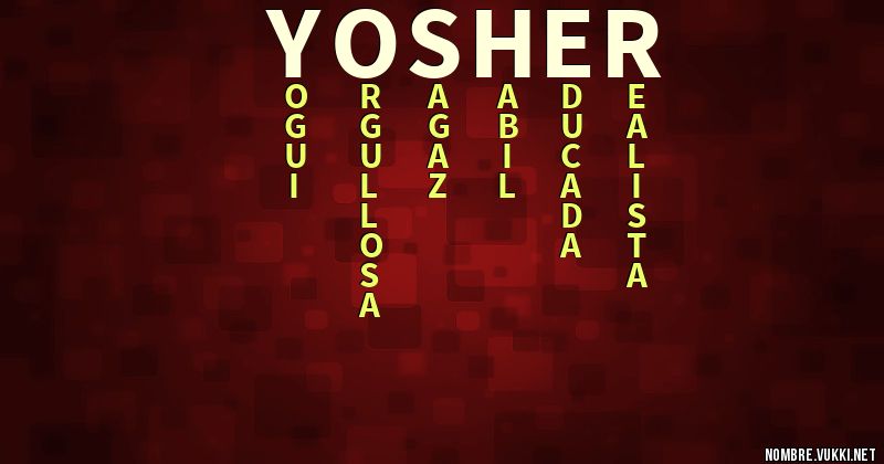 Acróstico yosher