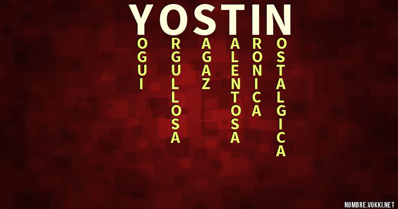 Acróstico yostin