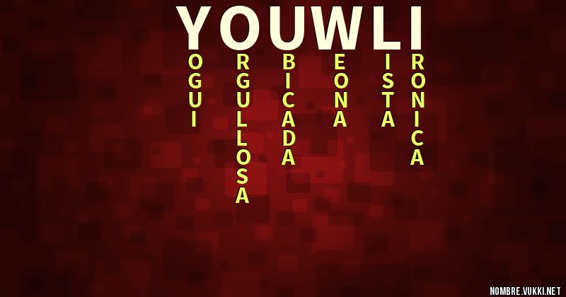 Acróstico youwli