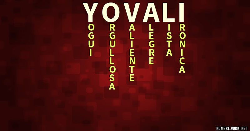 Acróstico yovali