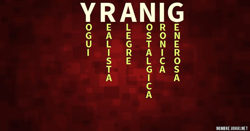 Acróstico yranig