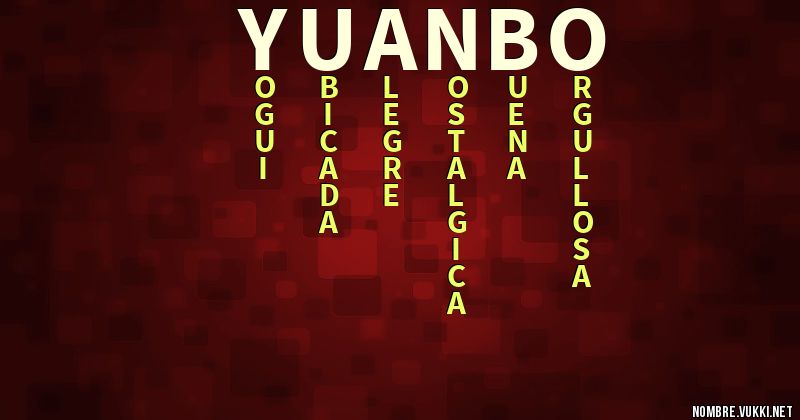 Acróstico yuanbo