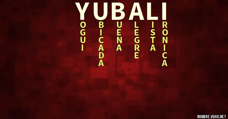 Acróstico yubali