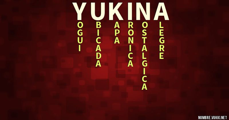 Acróstico yukina