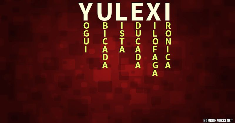 Acróstico yulexi