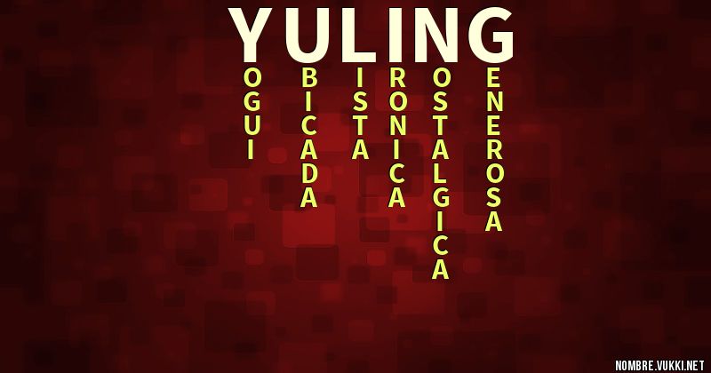 Acróstico yuling