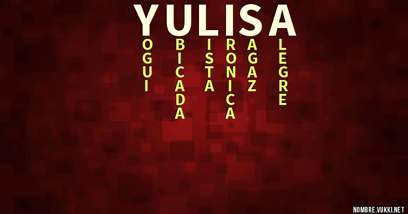 Acróstico yulisa