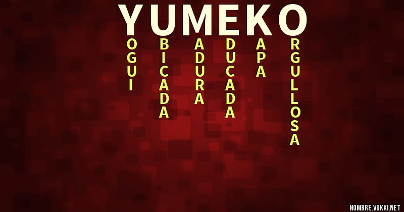 Acróstico yumeko