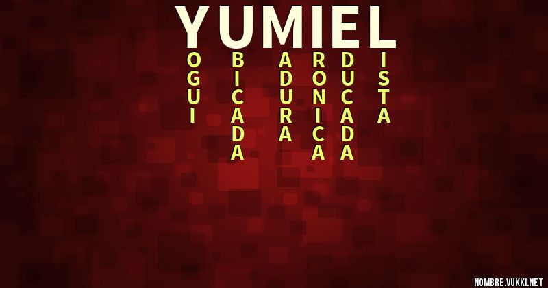 Acróstico yumiel