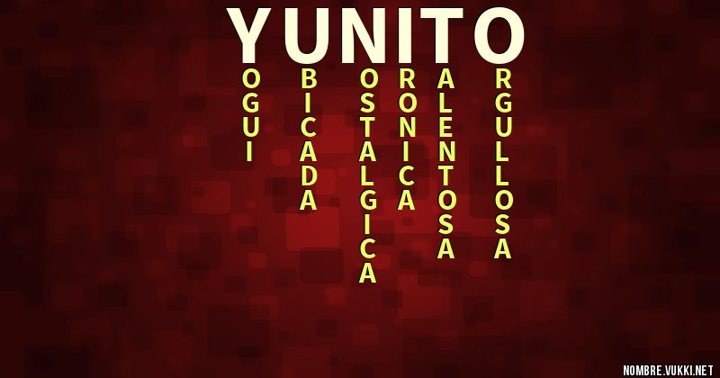 Acróstico yunito