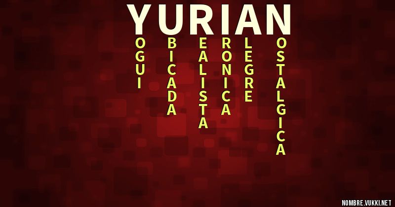 Acróstico yurian