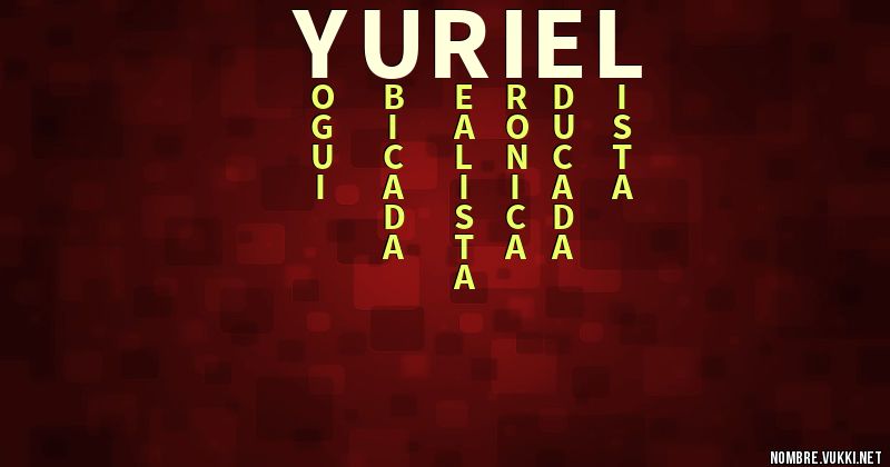 Acróstico yuriel