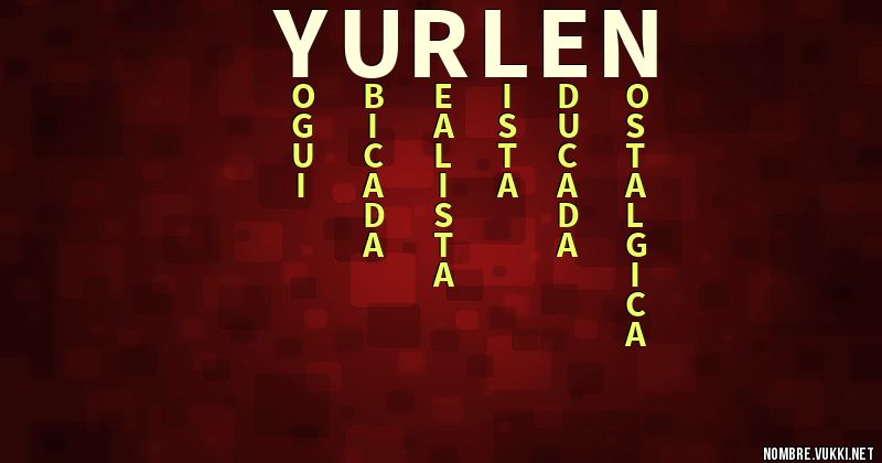 Acróstico yurlen