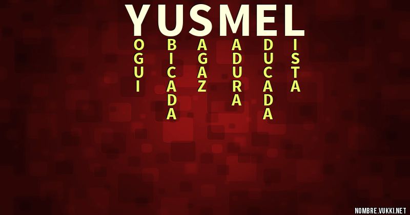 Acróstico yusmel