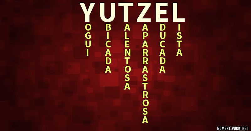 Acróstico yutzel