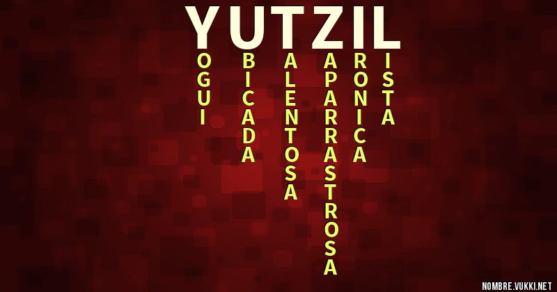 Acróstico yutzil