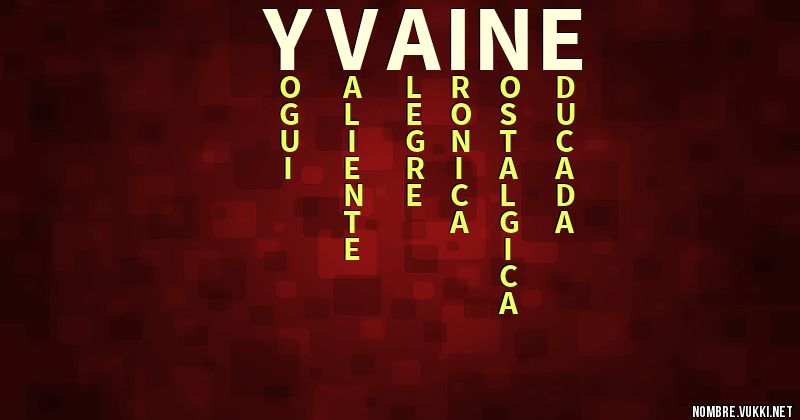 Acróstico yvaine: