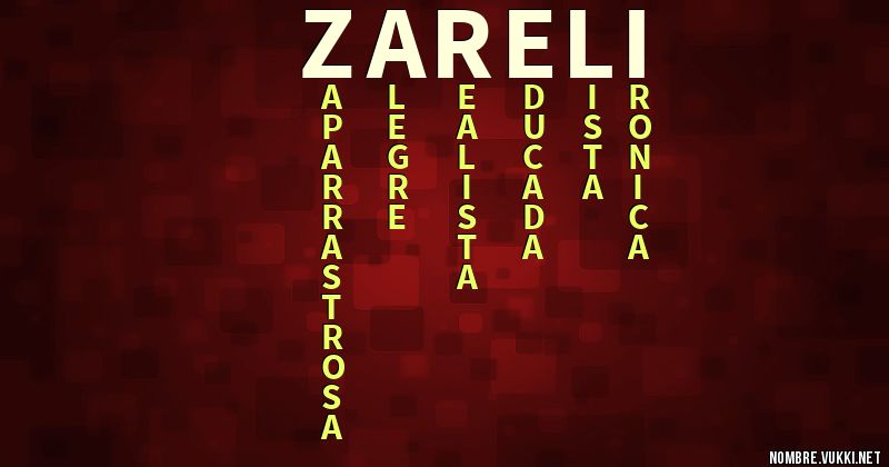 Acróstico zareli