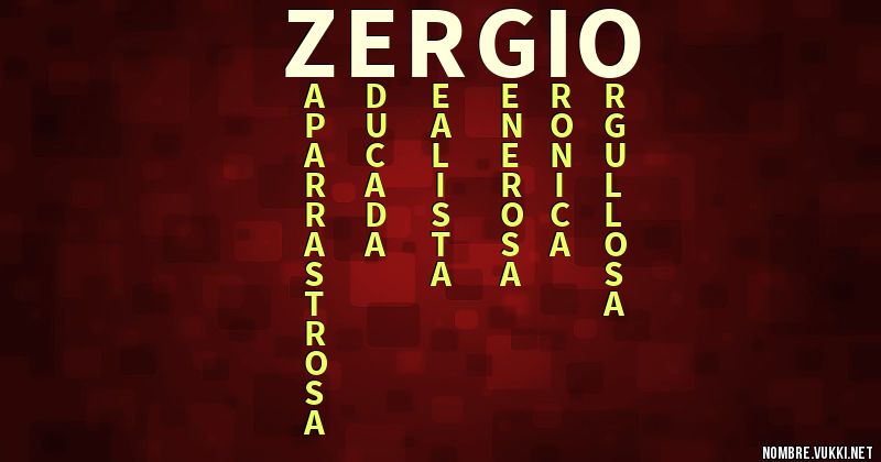 Acróstico zergio