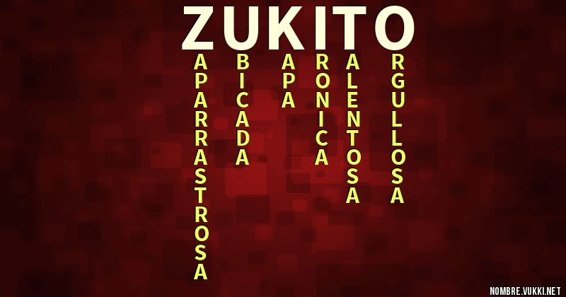 Acróstico zukito