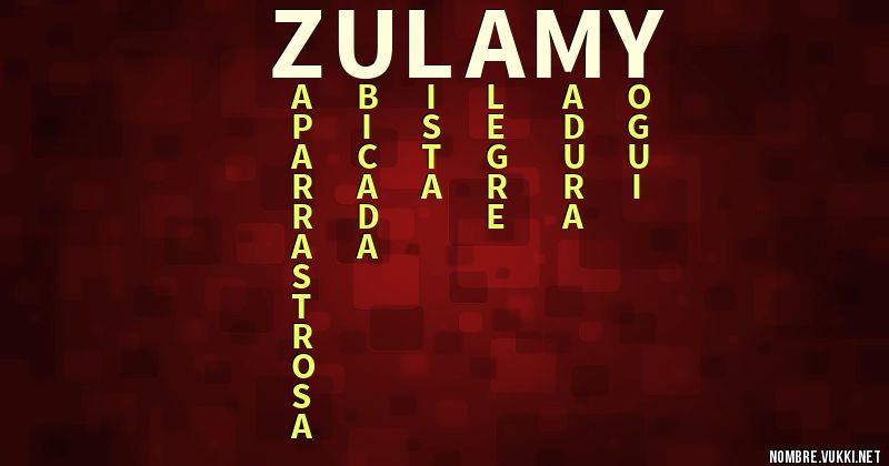 Acróstico zulamy