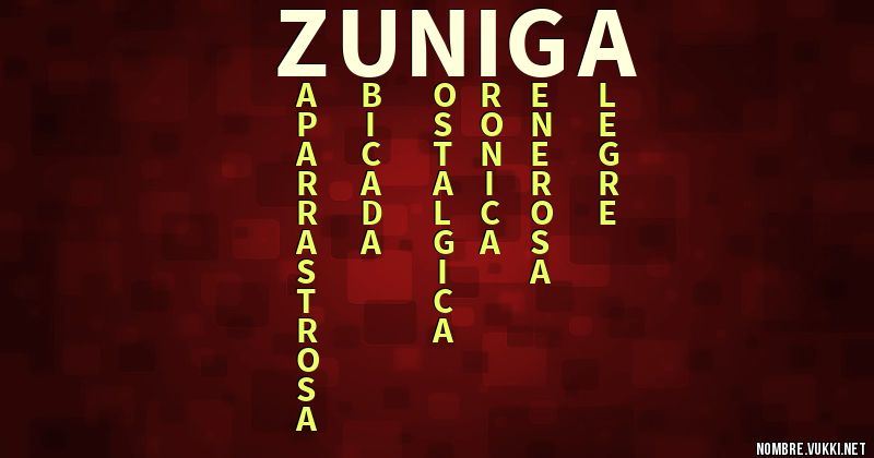 Acróstico zuniga