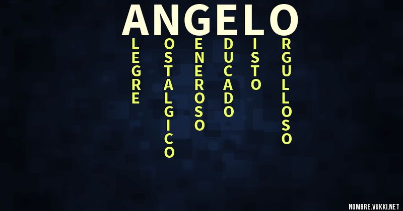 Acróstico Ángelo