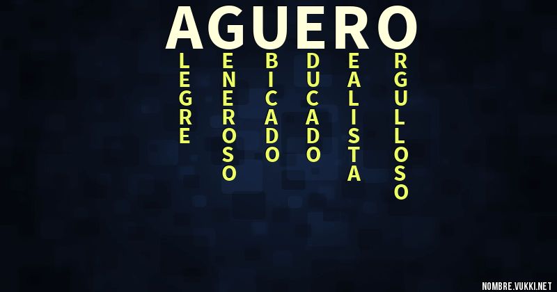 Acróstico aguero