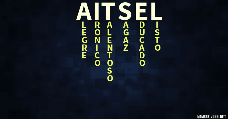 Acróstico aitsel