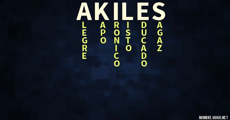 Acróstico akiles