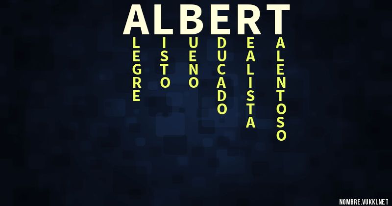 Acróstico albert