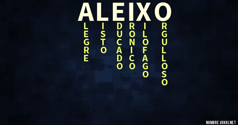 Acróstico aleixo