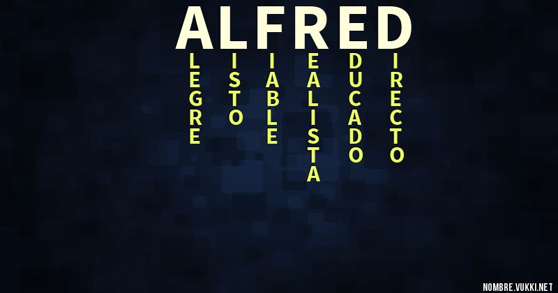 Acróstico alfred