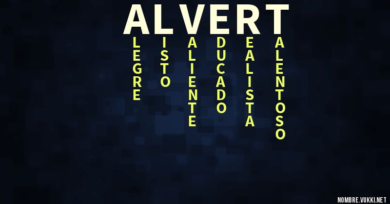 Acróstico alvert