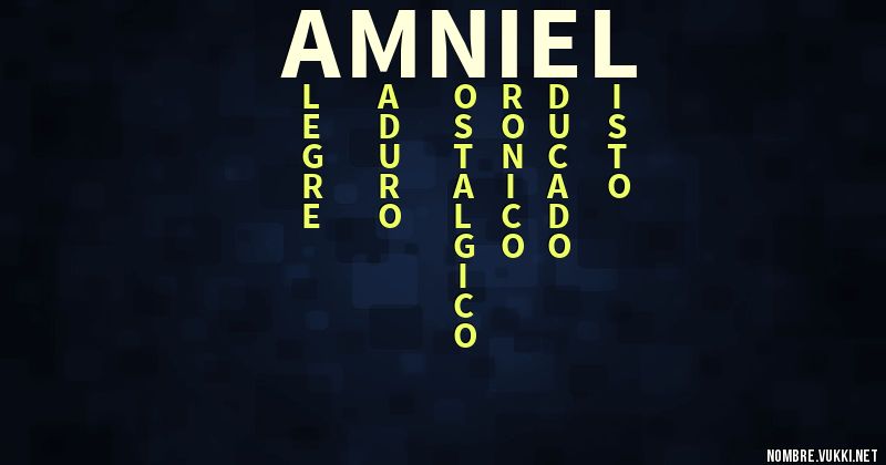 Acróstico amniel