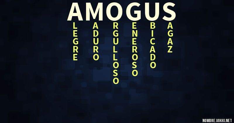 Acróstico amogus