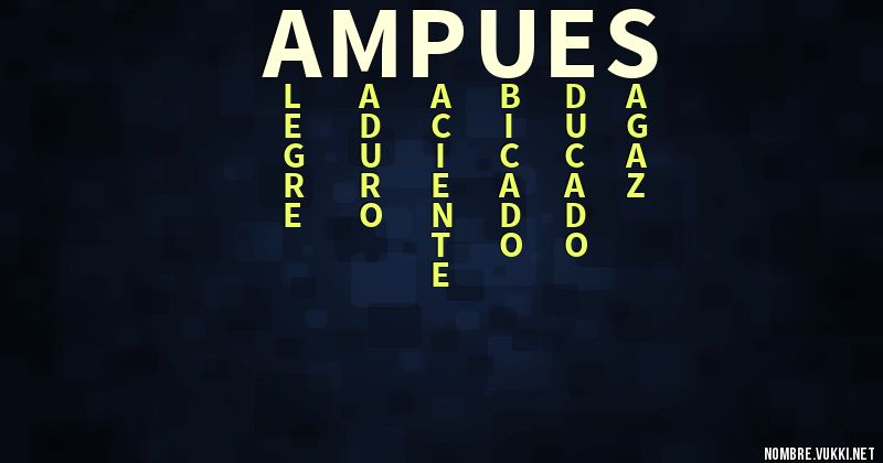 Acróstico ampues