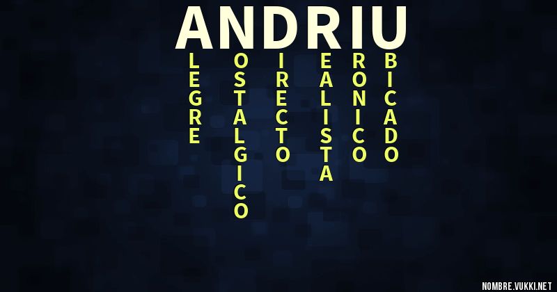 Acróstico andriu