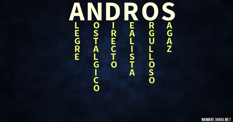 Acróstico andros