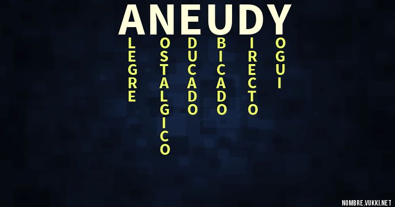 Acróstico aneudy
