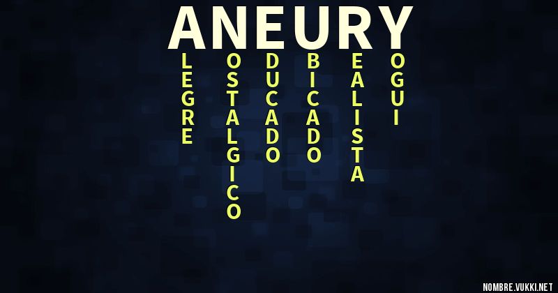 Acróstico aneury