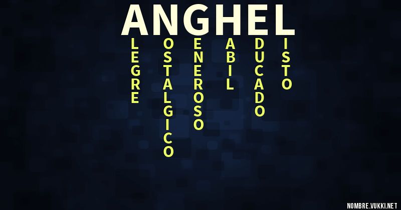 Acróstico anghel