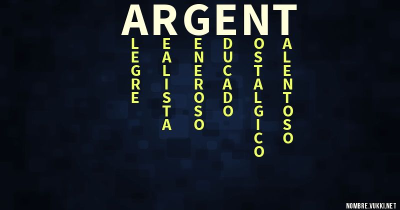 Acróstico argent