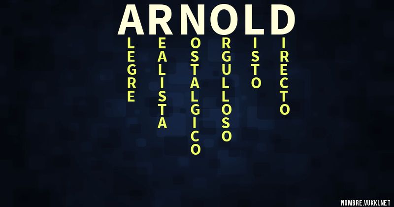 Acróstico arnold