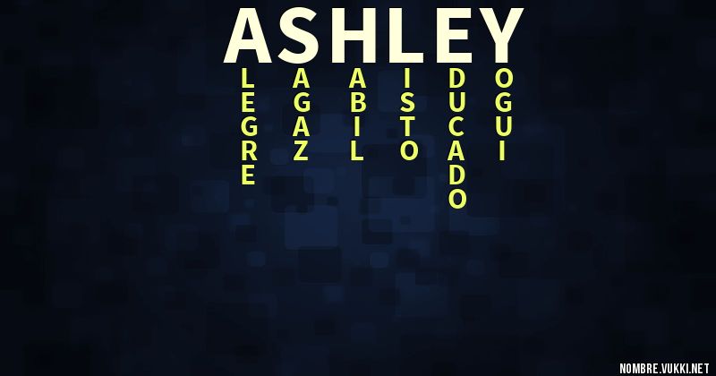 Acróstico ashley