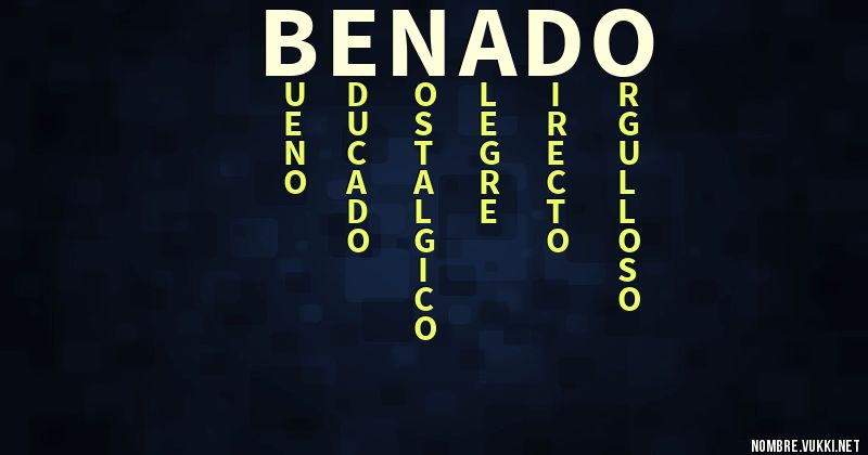 Acróstico benado